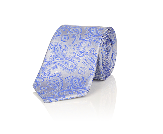 KRAWATTE MIT PAISLEY MUSTER BLAU KRAWATTE MIT PAISLEY MUSTER BLAU